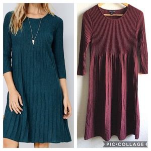 Eileen Fisher Washable Wool Scoop-Neck Dress